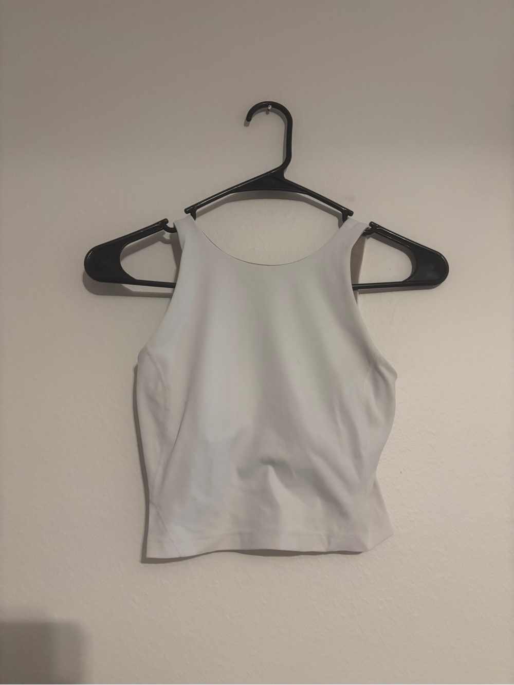 lululemon athletica White High-Neck Crop Tank